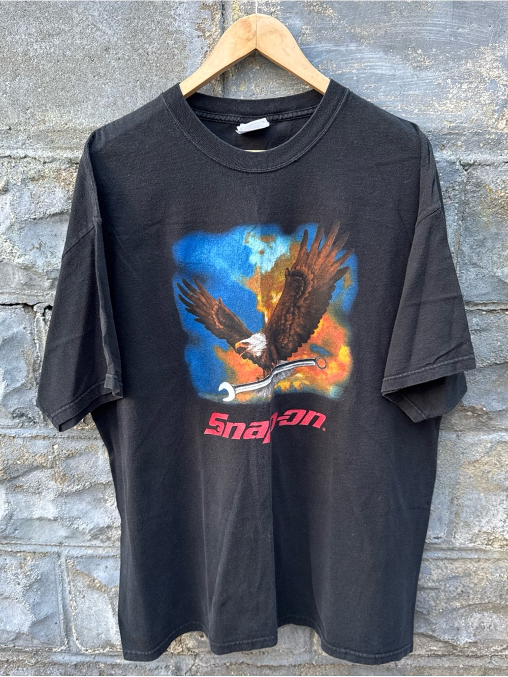 Vintage Snap-On Tools Eagle T-Shirt XXL 90s Biker Mechanic 2000s